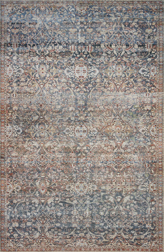 The Rug Corner Chris Loves Julia x Loloi Jules Denim / Spice  