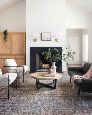 The Rug Corner Chris Loves Julia x Loloi Jules Denim / Spice  