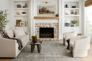 The Rug Corner Chris Loves Julia x Loloi Jules Emerald / Antique Ivory  