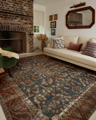 The Rug Corner Chris Loves Julia x Loloi Jules Ocean / Spice  