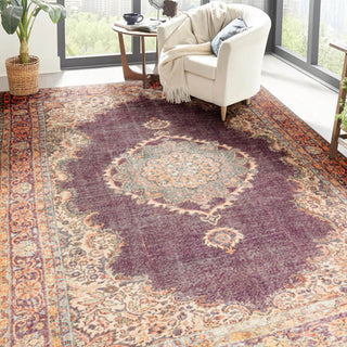 The Rug Corner Dalyn Kars KA9 Eggplant  