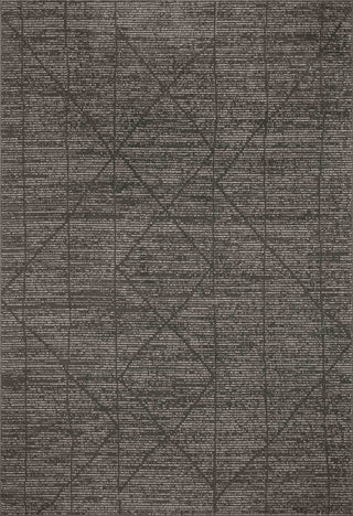 The Rug Corner Loloi II Kamala Charcoal / Ivory  