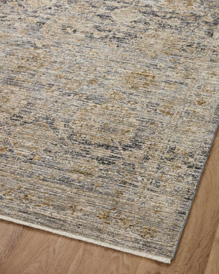 The Rug Corner Jean Stoffer x Loloi Katherine Charcoal / Gold  