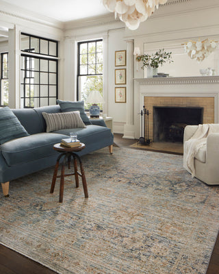 The Rug Corner Jean Stoffer x Loloi Katherine Ocean / Coral  