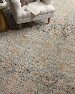 The Rug Corner Jean Stoffer x Loloi Katherine Ocean / Coral  