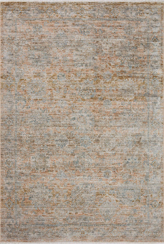 The Rug Corner Jean Stoffer x Loloi Jean Stoffer - Katherine Terracotta / Smoke Area Rug  