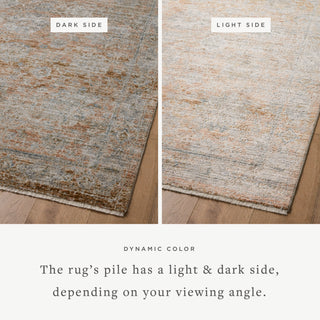 The Rug Corner Jean Stoffer x Loloi Jean Stoffer - Katherine Terracotta / Smoke Area Rug  