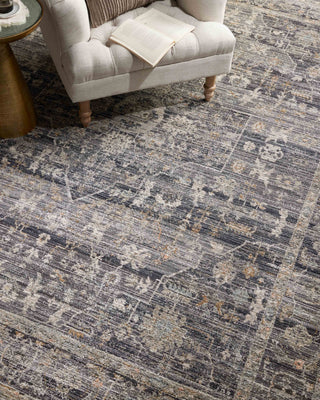 The Rug Corner Jean Stoffer x Loloi Jean Stoffer - Katherine Midnight  / Tobacco Area Rug  
