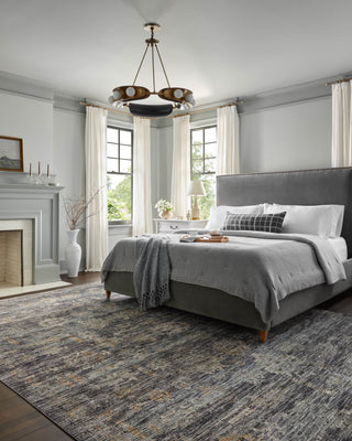 The Rug Corner Jean Stoffer x Loloi Jean Stoffer - Katherine Ink / Jade Area Rug  
