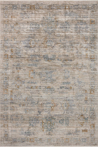 The Rug Corner Jean Stoffer x Loloi Jean Stoffer - Katherine Pebble / Ocean Area Rug  
