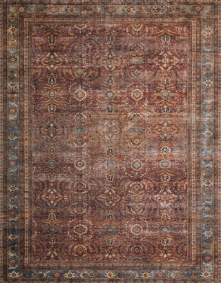 The Rug Corner Loloi II Layla Brick / Blue  