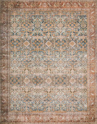 The Rug Corner Loloi II Layla Ocean / Rust  