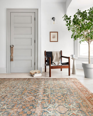 The Rug Corner Loloi II Layla Ocean / Rust  