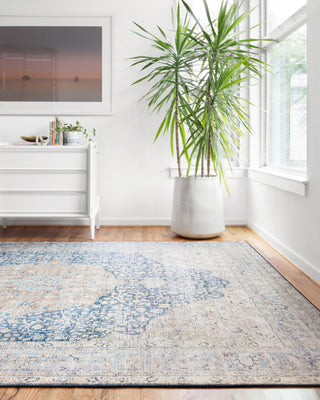 The Rug Corner Loloi II Layla Blue / Tangerine  
