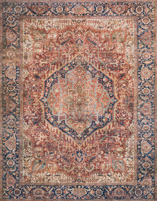 The Rug Corner Loloi II Layla Red / Navy  