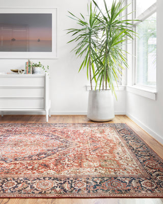 The Rug Corner Loloi II Layla Red / Navy  
