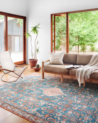 The Rug Corner Loloi II Layla Marine / Clay  