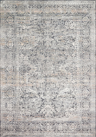 The Rug Corner Loloi II Lucia Steel / Ivory  