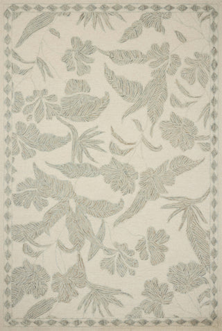 The Rug Corner Loloi Lenore Ivory / Sky  