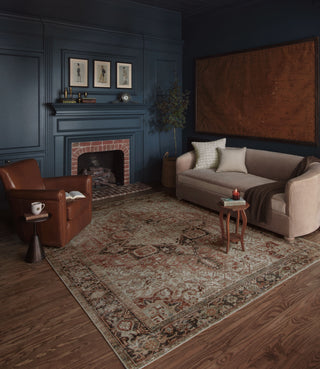 The Rug Corner Magnolia Home by Joanna Gaines x Loloi Lenna Rust / Charcoal  