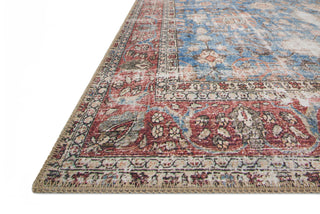 The Rug Corner Loloi II Loren Blue / Brick  