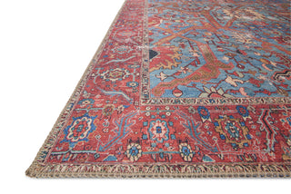 The Rug Corner Loloi II Loren Blue / Red  