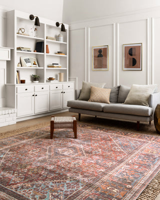 The Rug Corner Loloi II Loren Brick / Midnight  