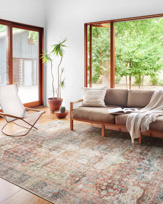 The Rug Corner Loloi II Loren Brick / Multi  