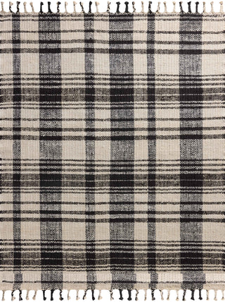 The Rug Corner Magnolia Home by Joanna Gaines x Loloi Louie Ivory / Black  