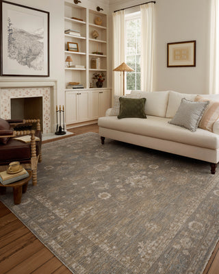 The Rug Corner Chris Loves Julia x Loloi Louisa Lagoon / Ivory  