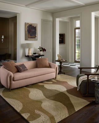 The Rug Corner Brigette Romanek x Loloi Madi Linen / Multi  