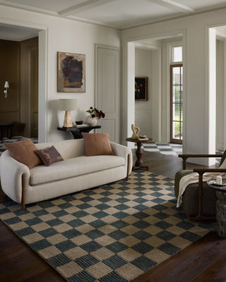 The Rug Corner Brigette Romanek x Loloi Madi Taupe / Navy  