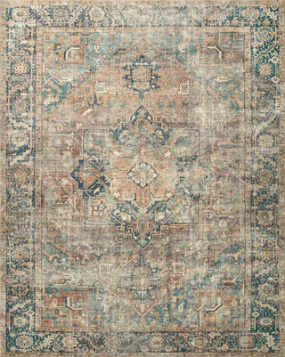 The Rug Corner Loloi II Margot Terracotta / Lagoon  