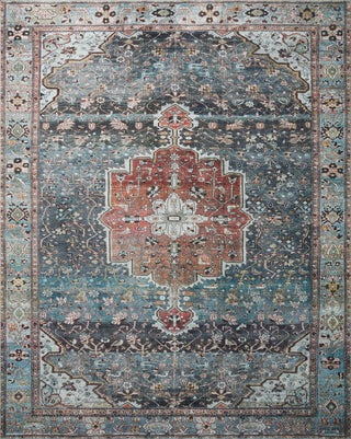 The Rug Corner Loloi II Margot Ocean / Brick  