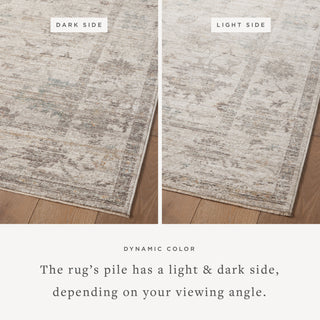 The Rug Corner Magnolia Home by Joanna Gaines x Loloi Millie Silver / Dove  