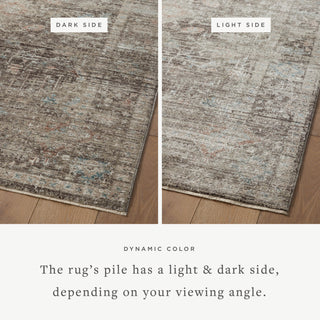 The Rug Corner Magnolia Home by Joanna Gaines x Loloi Millie Charcoal / Dove  