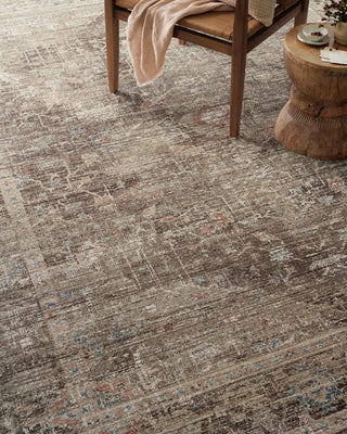 The Rug Corner Magnolia Home by Joanna Gaines x Loloi Millie Charcoal / Dove  