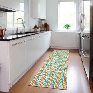 lifestyle The Rug Corner Dalyn Marlo MO1 Orange  Marlo MO1 Orange