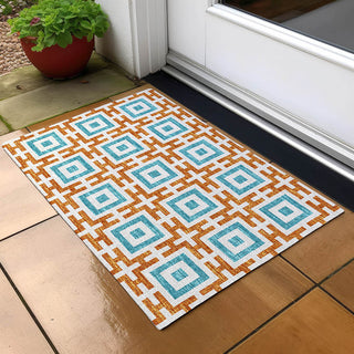 lifestyle The Rug Corner Dalyn Marlo MO1 Orange  Marlo MO1 Orange