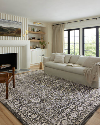The Rug Corner Loloi II Odette Charcoal / Silver  