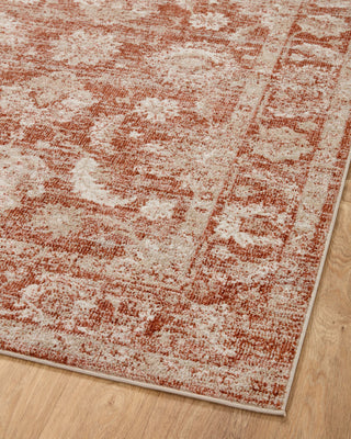 The Rug Corner Loloi II Odette Rust / Ivory  