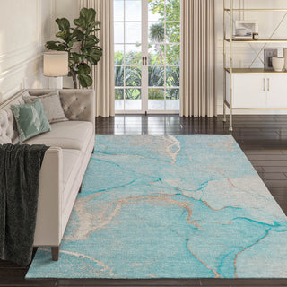 lifestyle The Rug Corner Dalyn Odyssey OY7 Teal  Odyssey OY7 Teal
