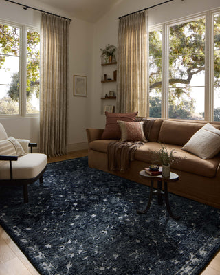 The Rug Corner Loloi II Percival Navy / Ivory  