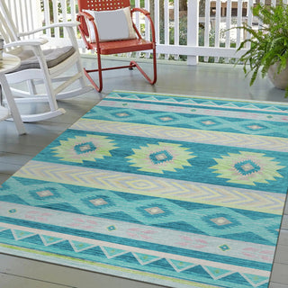 lifestyle The Rug Corner Dalyn Phoenix PH3 Teal  Phoenix PH3 Teal