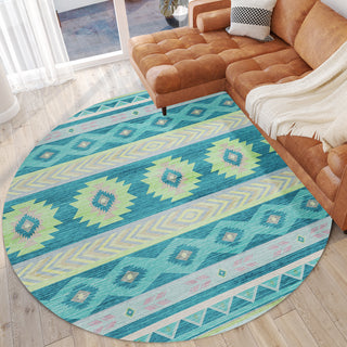 lifestyle The Rug Corner Dalyn Phoenix PH3 Teal  Phoenix PH3 Teal
