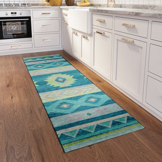 lifestyle The Rug Corner Dalyn Phoenix PH3 Teal  Phoenix PH3 Teal
