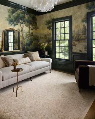 The Rug Corner Chris Loves Julia x Loloi Palma Ivory / Sand  