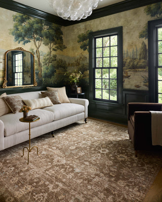 The Rug Corner Chris Loves Julia x Loloi Palma Brown / Earth  