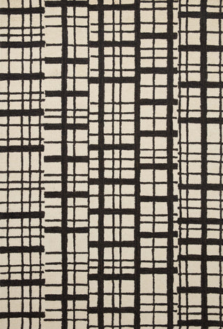 The Rug Corner Chris Loves Julia x Loloi Chris Loves Julia - Polly Black / Ivory Area Rug  
