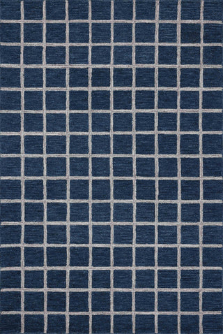 The Rug Corner Chris Loves Julia x Loloi Polly Navy / Silver  